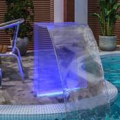 Fontaine de piscine avec led rvb Acrylique 51 cm -