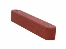 Greentyre - bordure de bac à sable en caoutchouc / bord de retenue - 100 x 15 x 15 cm - rouge