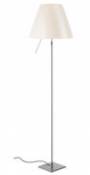 Lampadaire Costanza / H 120 à 160 cm - Luceplan blanc en plastique