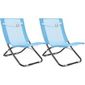 Lot de 2 chaises de plage pliables O'beach Dimensions
