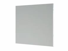 Miroir simple carré - argent - 80x80cm - verre - chants