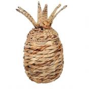 Ostaria - Boite ananas paille naturelle - Beige
