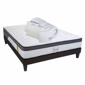 Pack prêt à dormir confort ferme - Blanc - 140 x 190 cm