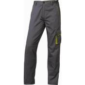Pantalon de travail Delta Plus panostyle® polyester coton gris / vert -M6PANGR0 46/48 (xl) - Gris/Vert