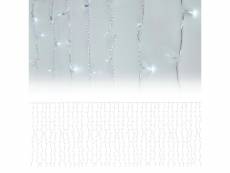 Rideau lumineux à leds 2m blanc froid avec 240 leds en pvc 400010416
