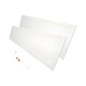 Silumen - Panneau led 120x30 48W blanc (Pack) - Pack