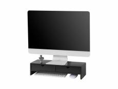 Sobuy® bbf02-sch réhausseur d'écran support de moniteur écran ergonomique support pour écran d'ordinateur universal, ordinateur portable ou écran tv -