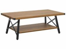 Table basse bois foncé carlin 180123
