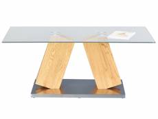 Table basse rectangulaire chêne sauvage - dim : l110