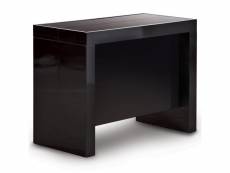 Table console extensible pandore noir