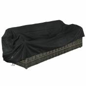 Vente-Unique Housse de protection pour canapé 3 places - 220 x 115 x H.90 cm - AGOU de UBAGS