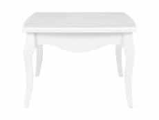 Vidaxl table basse blanc 110 x 60 x 40 cm bois de pin