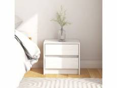 Vidaxl table de chevet blanc 40x30,5x35,5 cm bois de pin solide
