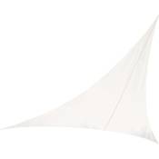 Voile d'ombrage triangulaire extensible 3,60 m blanc - Blanc