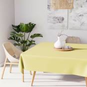 Alix Nappe anti-tâches, Polyester, Vert citron, par Soleil d'ocre - 180 x 180 cm - Vert