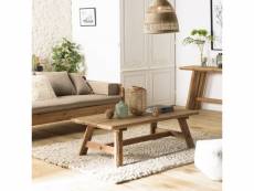 Andrian - table basse rectangulaire 140x70cm bois pin