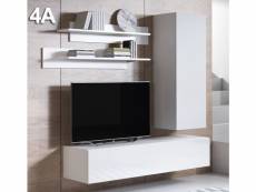 Combinaison de meubles luke 4a blanc (1,6m) MSSD0134-A
