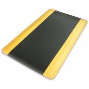 ETM - Tapis ergonomique et comfortable Soft Tritt Noir-jaune 60 x 50 cm - Noir/Jaune