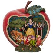 Figurine Scène de Blanche Neige dans une Pomme Disney