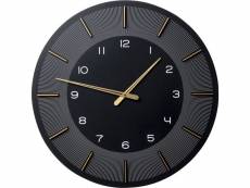 "horloge murale lio 60cm noire"