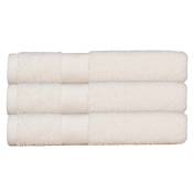 Lot de 3 serviettes éponge 50*90 cm 500 gr/m2 écru
