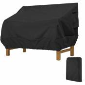 Memkey - Housse de protection pour canapé de jardin - Imperméable - En tissu Oxford 210D - Revêtement argenté - Résistante aux uv - 147 x 83 x 79