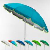 Parasol de plage 220 cm anti-vent protection uv Portofino Couleur: Turquoise