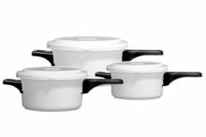 Premier Housewares 0805126 Set de 3 Pots à Micro-Ondes