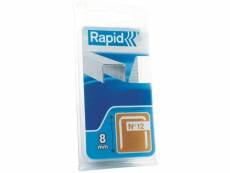 Rapid - agrafe n°12 - 8 mm boîte de 1440 BD-601486