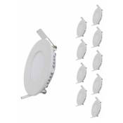 Silumen - Downlight Dalle led 12W Extra Plate Ronde