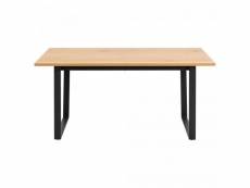 Table à manger rectangulaire en bois 160x90cm ambline