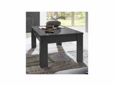 Table basse laqué gris brillant - ticato - l 122 x l 65 x h 45 cm - neuf