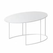 Table basse Slim Irony ovale / 86 x 54 cm H 42 cm -