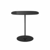 Table d'appoint Thierry / 33 x 50 x H 50 cm - Verre - Kartell noir en verre