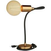 Table Flex lampe de table articulée à lumière diffuse Avec ampoule - Bronze satiné - Avec ampoule