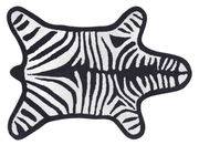 Tapis de bain Zebra / Reversible - 112 x 79 cm - Jonathan Adler blanc en tissu