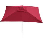 Toîle de remplacement pour Parasol Florida, 3x4m, polyester 6kg rouge-bordeaux - red