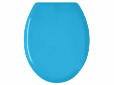 Abattant wc 'color' bleu uni