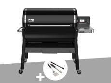 Barbecue à pellets Weber Smokefire EX6 GBS + Kit 3 ustensiles
