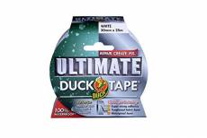 Duck Tape Ultimate Ruban adhésif en tissu, Blanc,