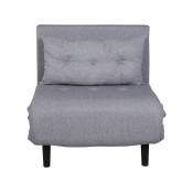Ebuy24 - Vicky canapé-lit ,fauteuil gris.