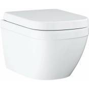 Euro Ceramic - wc suspendu avec abattant softclose, blanc alpin 39554000 - Grohe