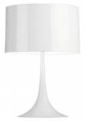 Lampe de table Spun Light T1 H 57 cm - Flos blanc en métal
