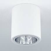 Licht-erlebnisse - Plafonnier d'intérieur blanc au design Bauhaus de forme cylindrique dans le style moderne E27 - Blanc - Blanc