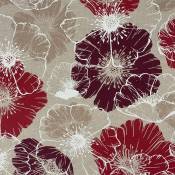 Nappe anti taches esprit floral - Or - 250 x 150 cm