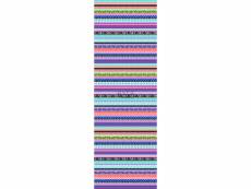 Papier peint panoramique rubans multicolore - 158107 - 93 cm x 2,79 m 158107