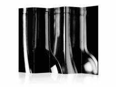 Paris prix - paravent 5 volets "wine bottles" 172x225cm