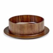Plat Dishes to Dishes - Acacia / Ø 35 x H 10 cm - valerie objects bois naturel en bois