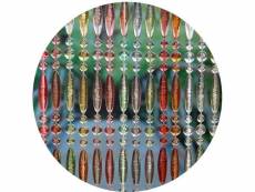 Rideau de porte en perles multicolores stresa 90 x