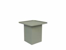 Sverre - table d'appoint carrée en métal 44x44cm - couleur - vert